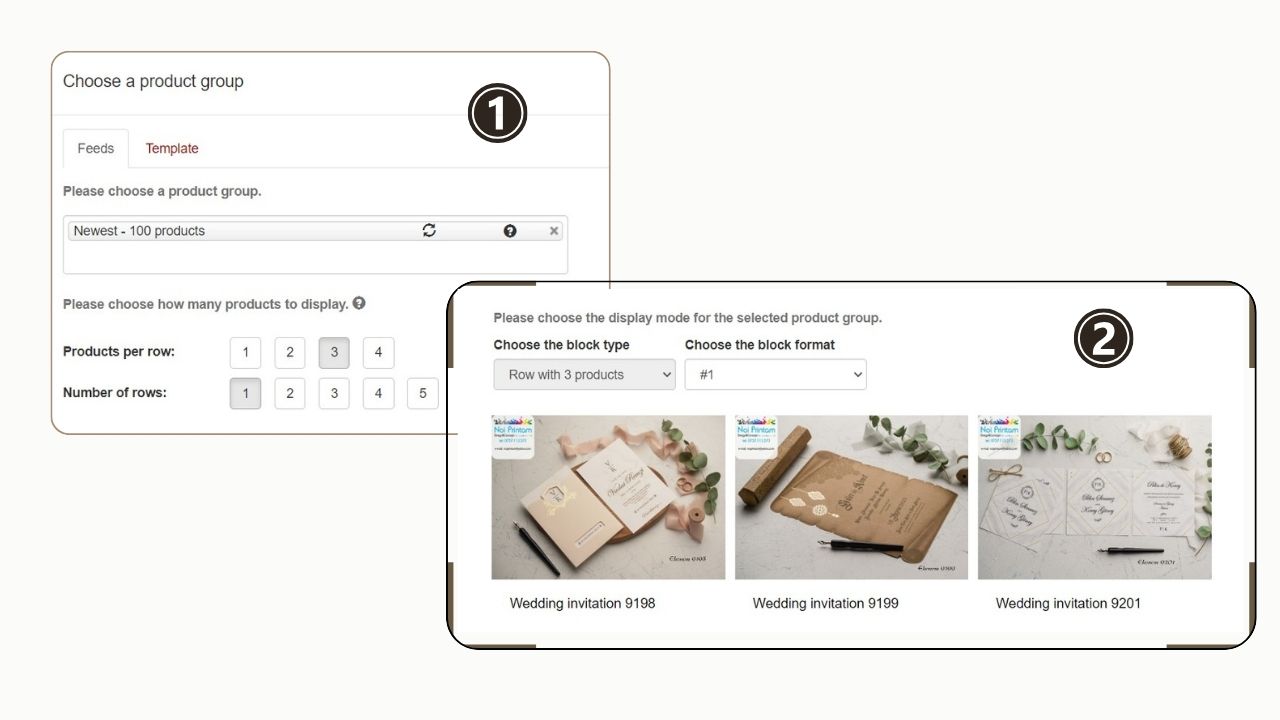 add dynamic products ecommerce newsletter